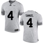 NCAA Ohio State Buckeyes Men's #4 Curtis Samuel Gray Nike Football College Jersey JBH0145HC